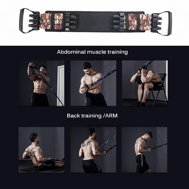 CHEST PRESS RESISTANCE BAND At Home Workout