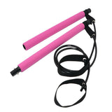 Exercise Resistance Band Yoga Stick Pilates Stick Portable Fitness